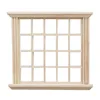 1:12 Dollhouse Mini Window Frame Square Windows Model Furniture Accessories For Doll House Decor Kids Pretend Play Toys 5