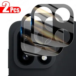 Premium 3D Tempered Glass Camera Lens Protector - Pack of 2, Black - Tempered glass (2pieces)
