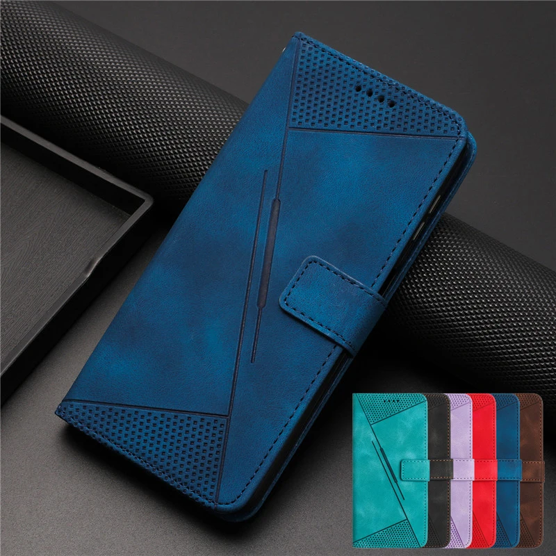 Magnetic Leather Wallet Flip Cover Case - Phone Protective Bag