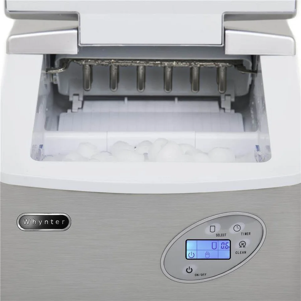 Portable Stainless Steel Countertop Ice Maker Machine