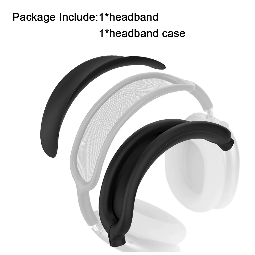 For Airpod Max Case Silicone Ear Protection Earmuffs Casque Headphone Case Cover For 2024 Air pods Max Headphone Protective Case