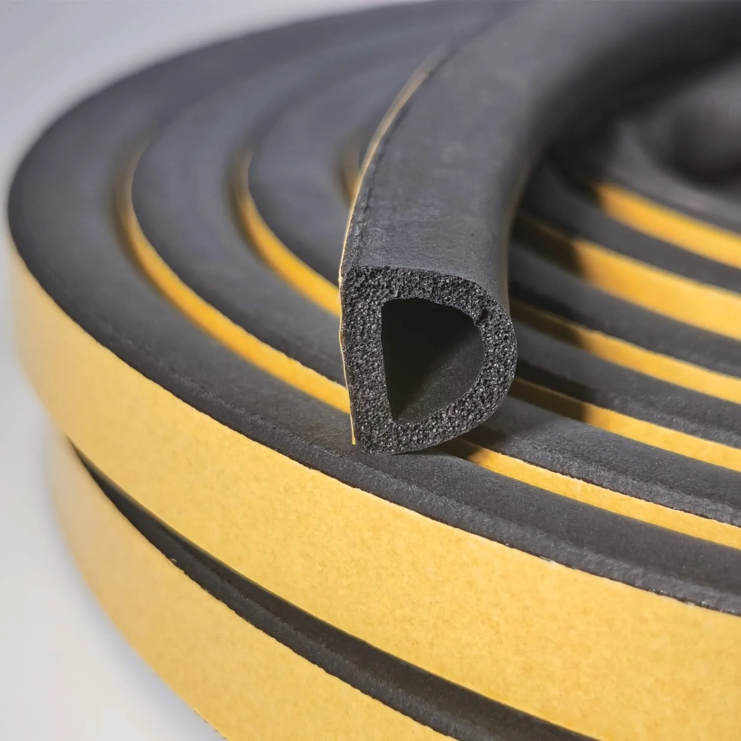 D I P E Weatherstrip Door House Rubber Strip Foam door seal Window Sealing Strip under Door Window Anti Cold 5/6/10M