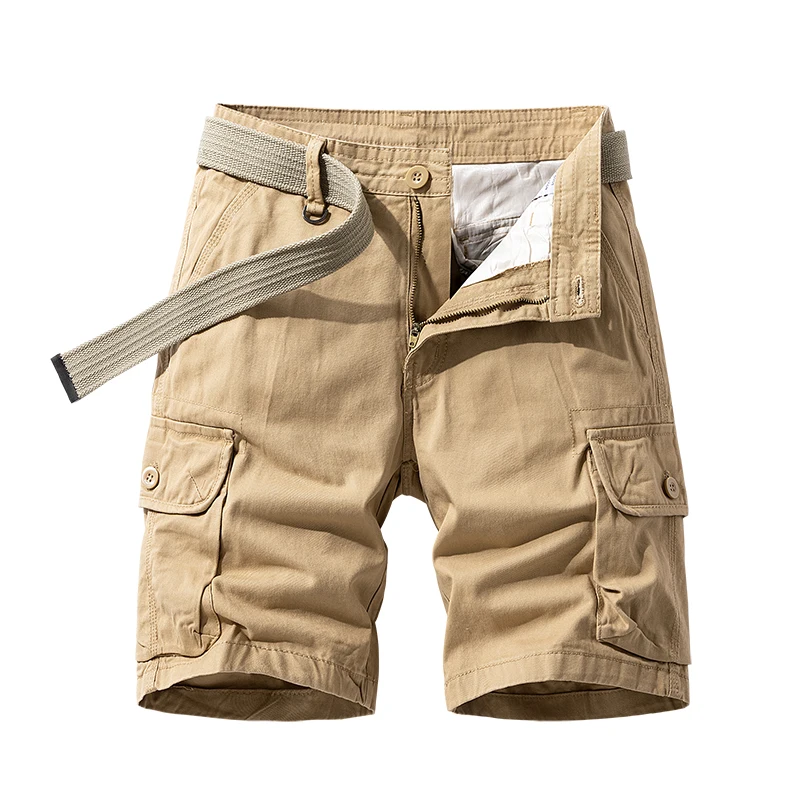 Outdoor Work Clothes Shorts Trendy Men's Clothing Loose Fifth Pants Casual All-Matching Straight Mountaineering Middle Pants Men