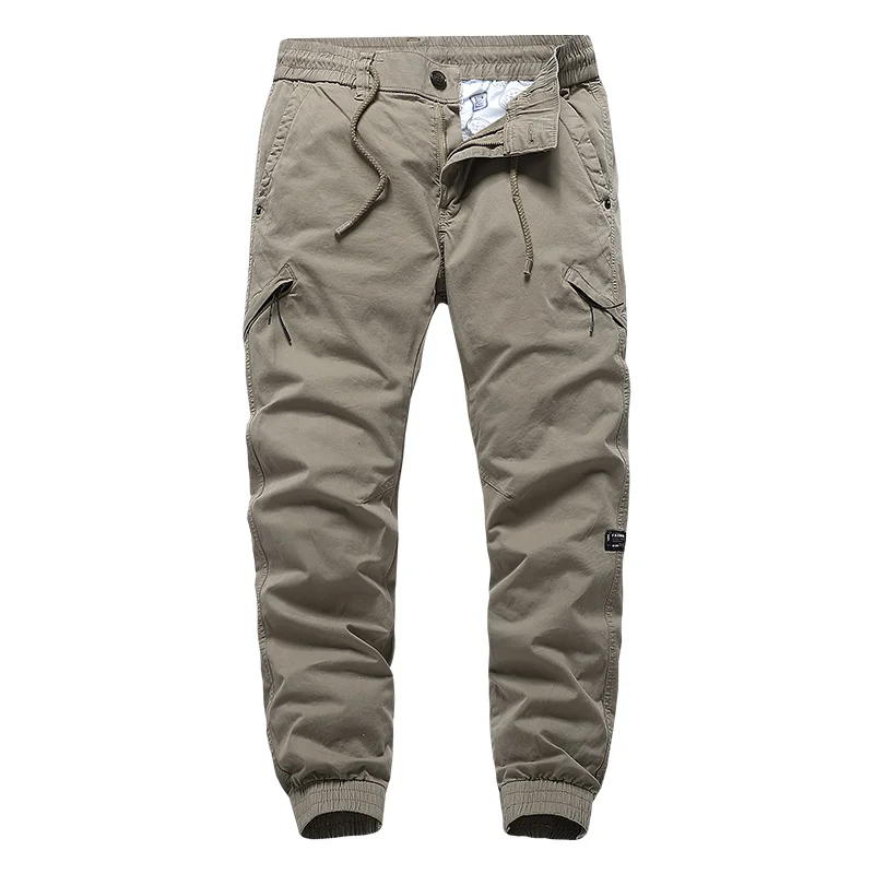 

Men's Casual Joggers Pants Cargo Sweatpants Men Outdoor Multi Pocket Wear Resistant Trousers Men Sports Hip Hop Harem Pants Mens