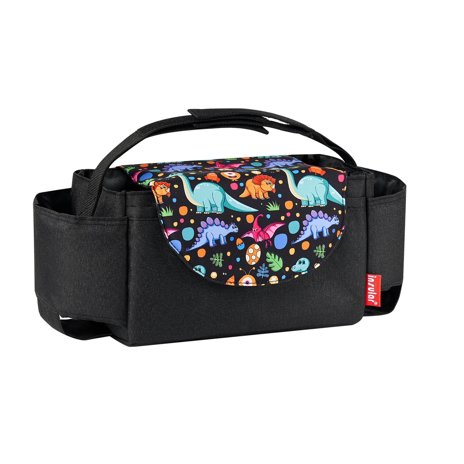 Insular Diaper Bag with Insulated Bottle Storage and Mummy Organizer