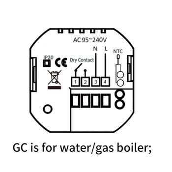 Tuya Smart Life Wifi Thermostat สําหรับหม้อต้มแก๊สและเครื่องทําความร้อนใต้พื้นอุ่นเครื่องควบคุมอุณหภูมิบ้าน SmartThings Alexa Google Siri 9