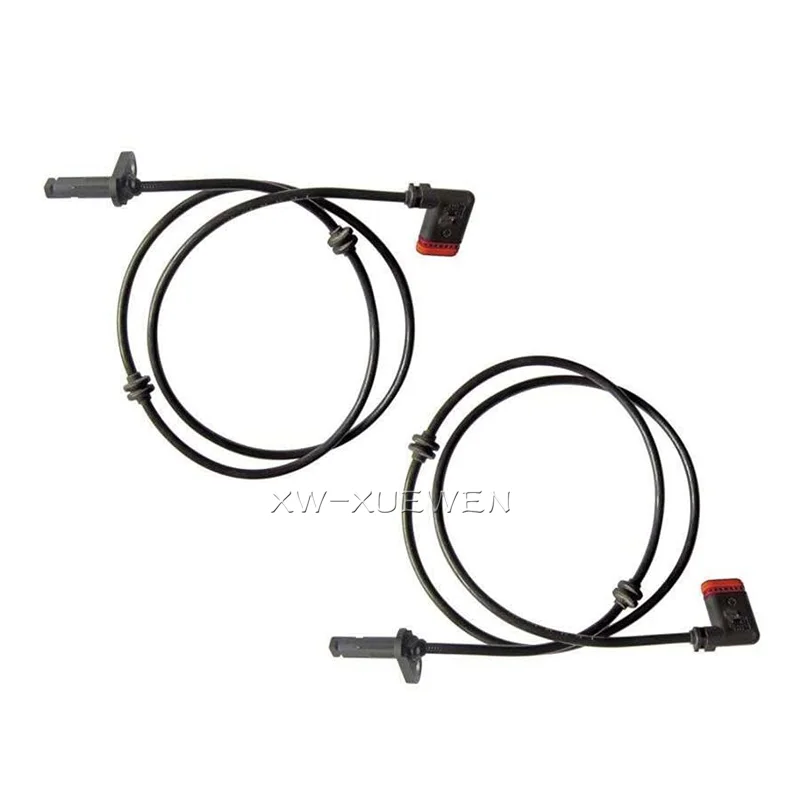 2개 ABS 휠 속도 센서 A2075400317 메르세데스 벤츠 C204 A207 C207 C63 쿠페 E260 CGI E350 E400 E200 E320 M156 M271 M274 용