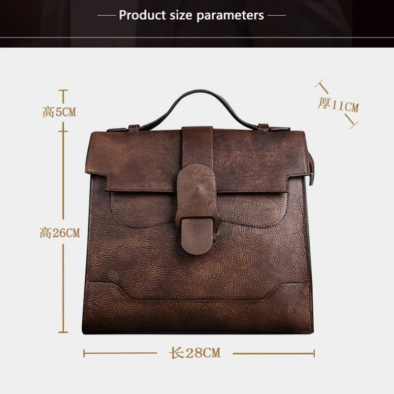 MOTAORA Vintage Genuine Leather Women's Bag For Woman Shoulder Bags 2024 New Hand Painted Ladies Handbag Luxury Girls School Bag