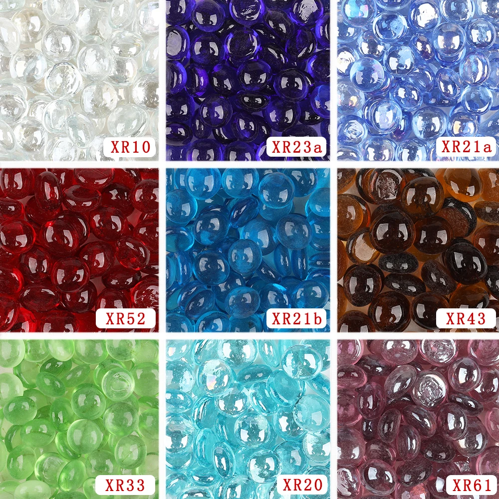 13-18mm Small Glass Nuggets Gems Glass Drops Beads DIY Craft Mosaic Red  Blue White Black - China Glass Nuggets and Gems Glass price