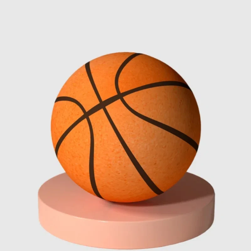 Size 3/5 Silent Basketball Bouncing Mute Bal Indoor Beat Ball Soft Foam Football For Kids Adult Home Sports Elastic Ball Toy