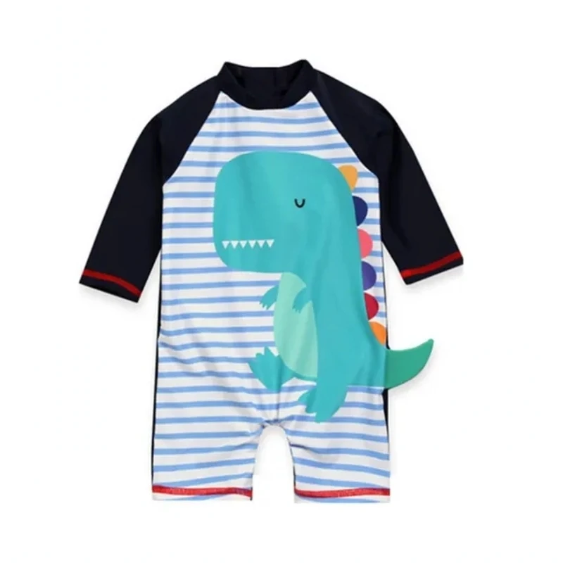 Baby Boy Swimwear One piece Swimsuit Children's Bathing Suit UV Protection Shark Print Swimming Suit for Boys Beach Pool Clothes