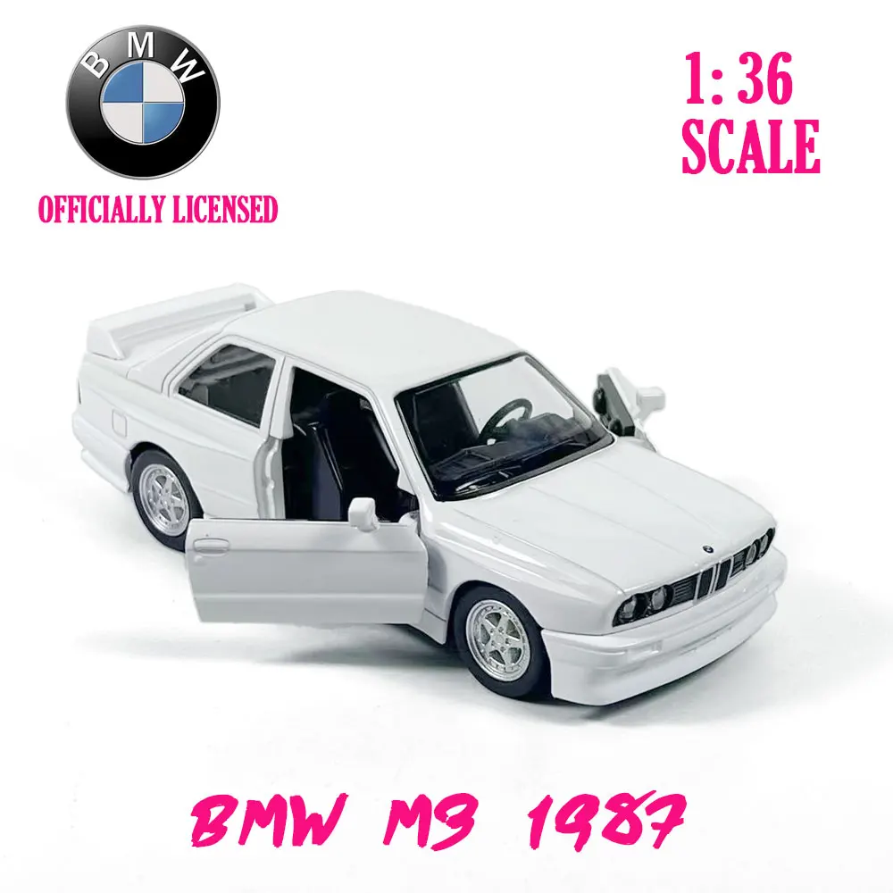 

1:36 Car Model BMW M3 1987 Scale Metal Diecast Replica Home Miniature Art Vehicle Hobby decorating Kid Boy
