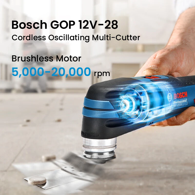 Bosch Professional Cordless Oscillating Multitools for Cutting Grinding 12V  Battery Multi-cutter with Accessories GOP 12 V-28 - AliExpress