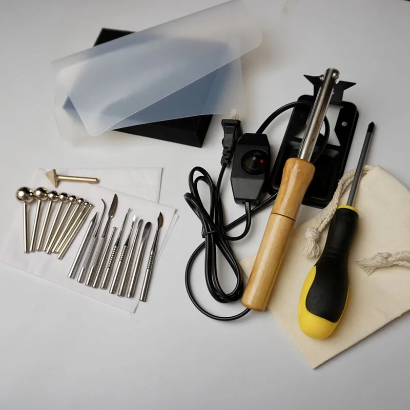Flower Making Tools,Flower Iron Tool Set 220V Cloth Fabric Flower Making Ironing Machine Soldering Iron with Power Control