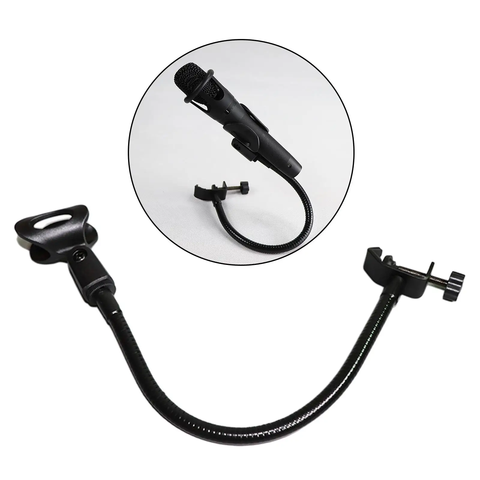 Flexible 360&deg; Adjustable Desktop Mic Stands Holder with Desk Clamp for Broadcasting Live Broadcast Equipment Accs microphone stand