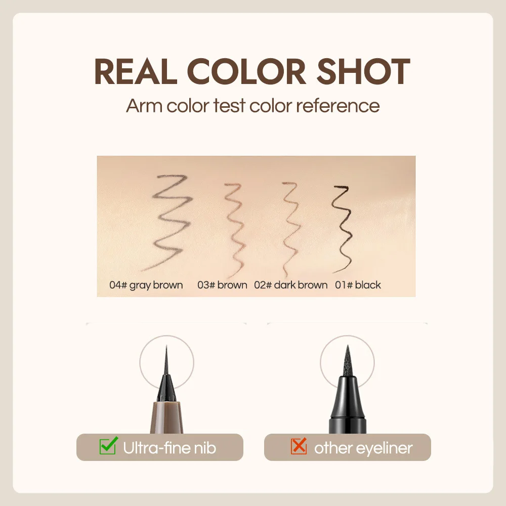 Eyeliner Pencils Liquid Waterproof Quick Dry