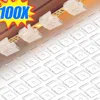 Self-Adhesive LED Strip Light Clips Acrylic Wire Management Bundle Holder Hook Home Office Workshop Wiring Organizer Fixing Clip 1