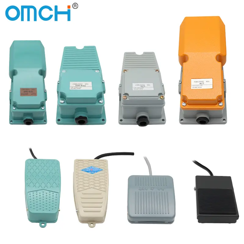 OMCH Foot Switch TFS201 Foot Switch LT4 Pedal Switch with Cable EKW-5A- B machine control switches - Image 3