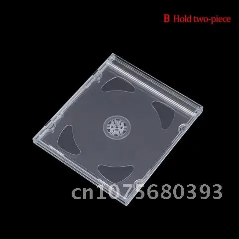 투명 CD 패키지 휴대용 초박형 표준 DVD 케이스, 휴대용 CD 보관 정리함 앨범 케이스, 1 개