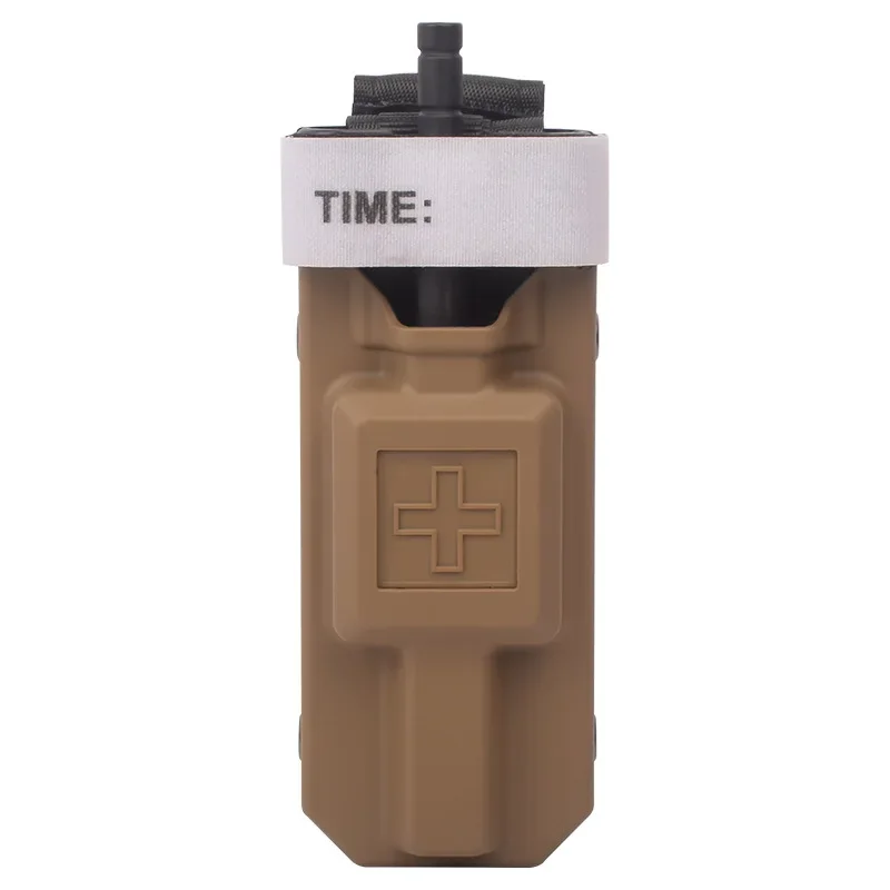 EDC Molle Tourniquet Holder Box Storage Tourniquet Multi-functional Quick-pull Box Outdoor Emergency Survival for Hunting CS
