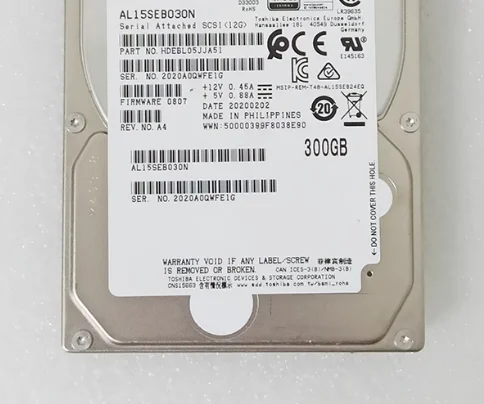 For AL15SEB030N 300G 2 5 inch 10K 12Gb SAS server hard drive