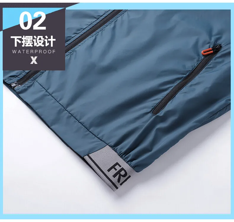 Summer New Men Jacket Fishing Waterproof Sun Male Protection Clothing Man Thin Stand Collar Protection Jacket Cycling Coats Men jeans jacket for men