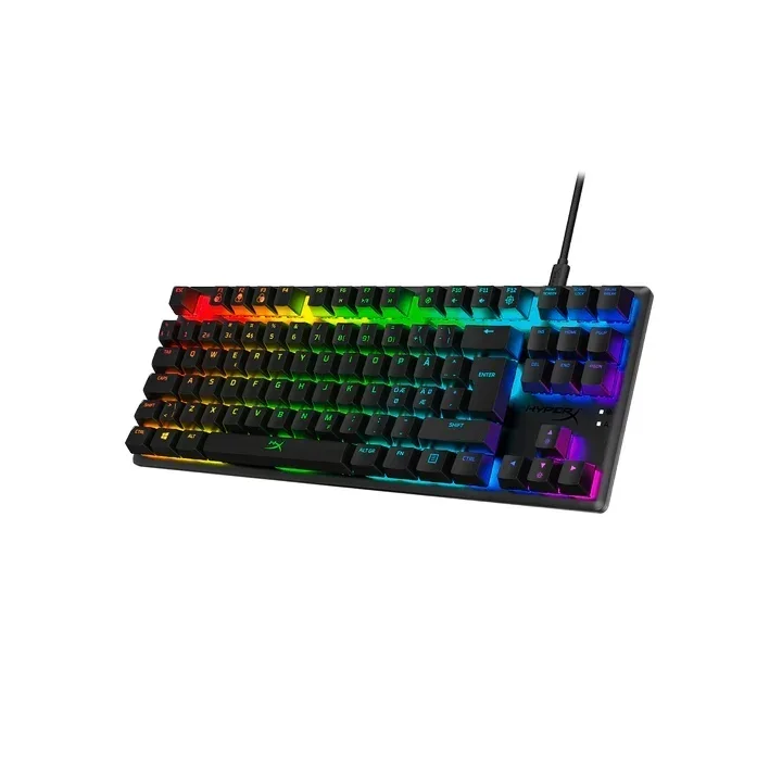 

Hyper X ALLOY ORIGINS CORE Mechanical Gaming Keyboard Black RGB Gaming Keyboard, Software Controlled Light & Macro Customization