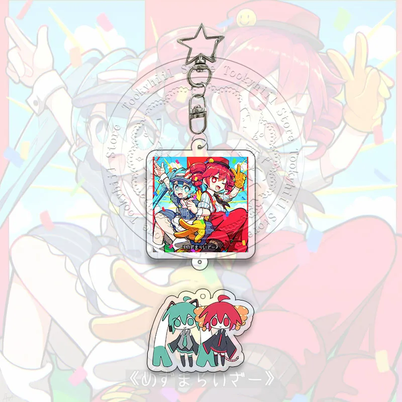 Kreativität Schlüsselanhänger Hatsune Miku Kawaii Kasane Teto Set Student Anime Sammeln Tasche Dekorieren Zubehör Schlüsselanhänger Geburtstagsgeschenk – Detail 24