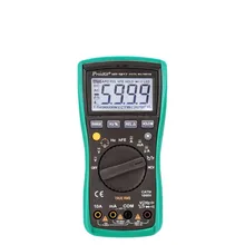 

Pro'sKit MT-1217 3 5/6 True RMS Digital Multimeter Automatic range electrical tools