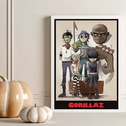 Gorillaz Poster Mural for Home and Office Decor - Unframed Wall Art Gift (Z4)