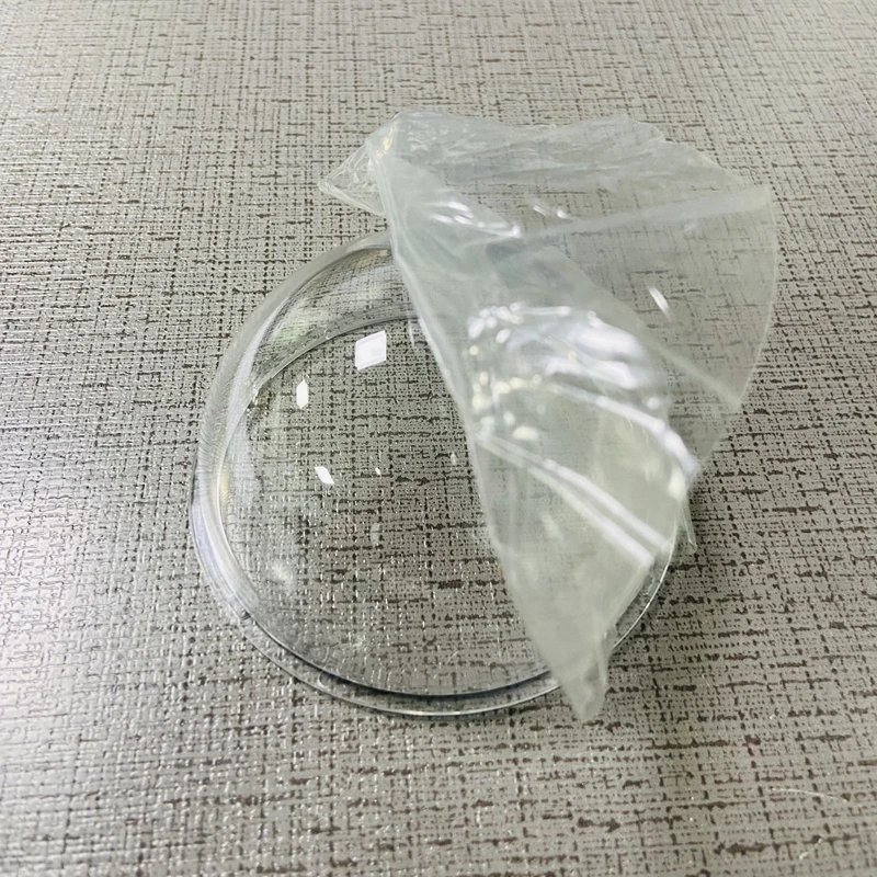 3.5 inch small CCTV camera dome glass protective cover PC material Dome shell 84.8*44.8 mm