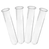 4 Pcs Hydroponic Vase Flower Pots Glass Test Tubes for Plants Convenient Flat Propagation Water Flowers Hanging Planter 4