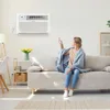 2,000 BTU Wall Mounted Air Conditioner with Supplemental Heat and Dehumidifier Function, Medium Sized Rooms up to 550 Sq.Ft 2