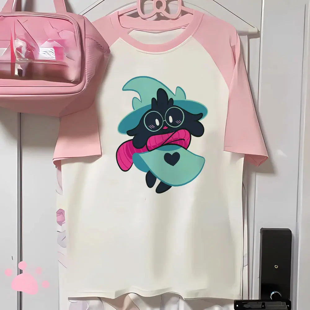 Ralsei T-Shirt Teenager Grunge Kawaii Punk koreanische Kleidung Grafik Streetwear T-Shirt Streetwear Ästhetik Bunte Universität Harajuku – Detail 6