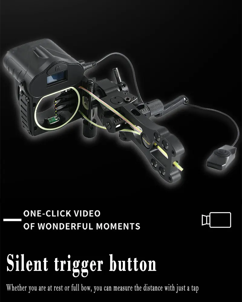 Laser Rangefinder Five-Pin Fast Adjustment Sight Ranging Bow