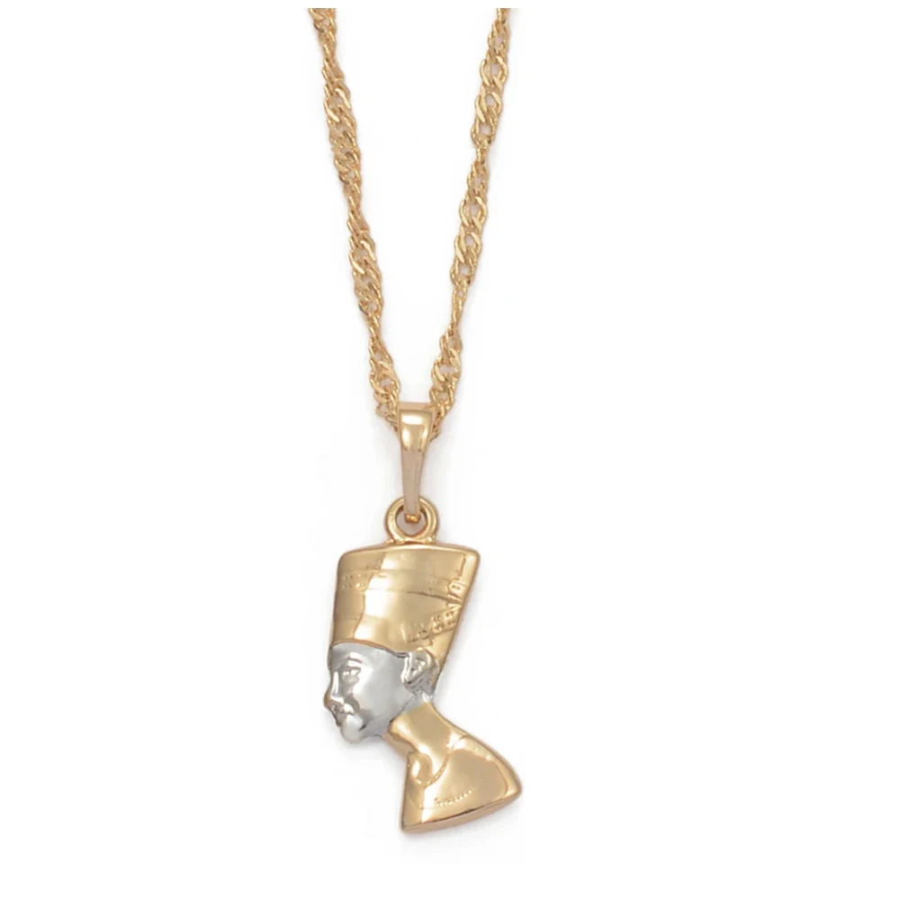K10YG EFERTITI PENDANTネフェルティティ ペンダント Small Nefertiti Necklace | Small Nefertiti Pendant | Ancient