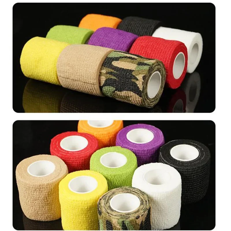 Black Tattoo Grip Bandage Cover Wraps Tapes Nonwoven Waterproof Self Adhesive Finger Wrist Protection Tattoo Accessories tattoo grip cover