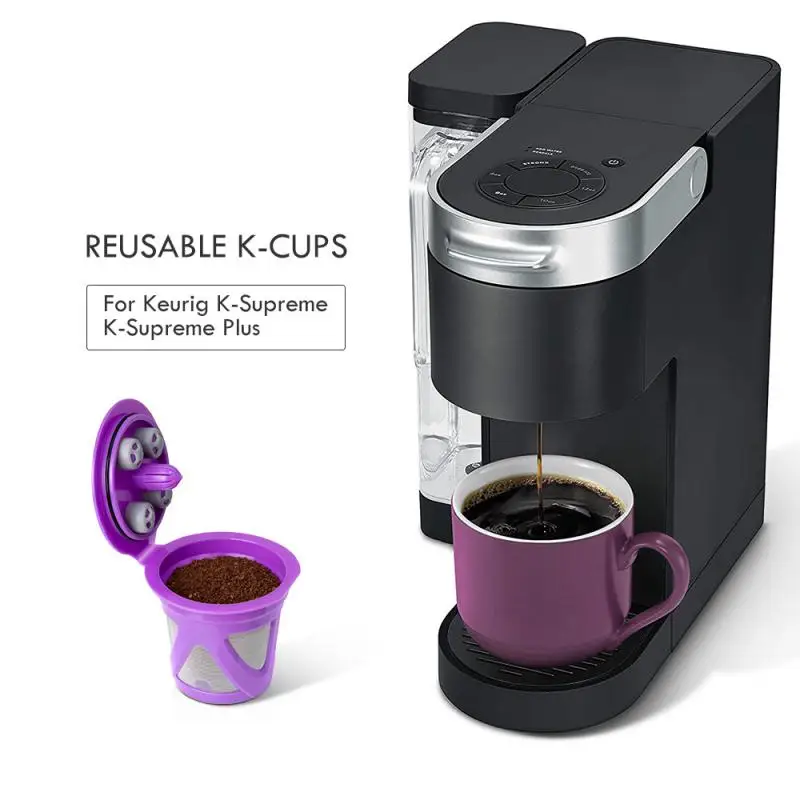 

Refillable Coffee Filter Cup Reusable Coffee Pod Filled Capsule Compatible With Keurig 2.0 1.0 K Cup Coffee Makers For Barista