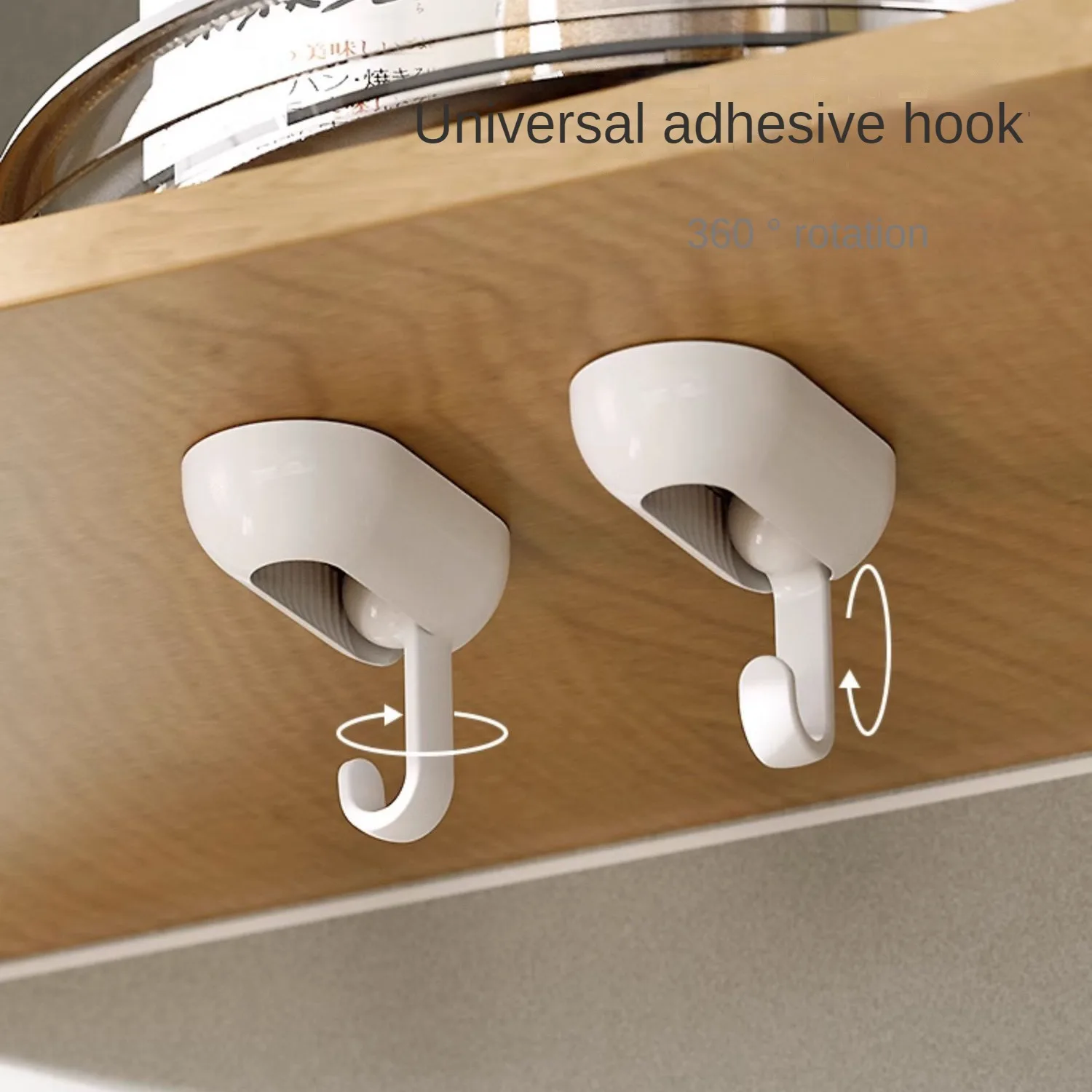 

Universal Hook Punch-Free Folding Strong Adhesive Schoolbag Key Towel Coat and Cap Seamless Sticky Hooks Can Be Hung wall hook