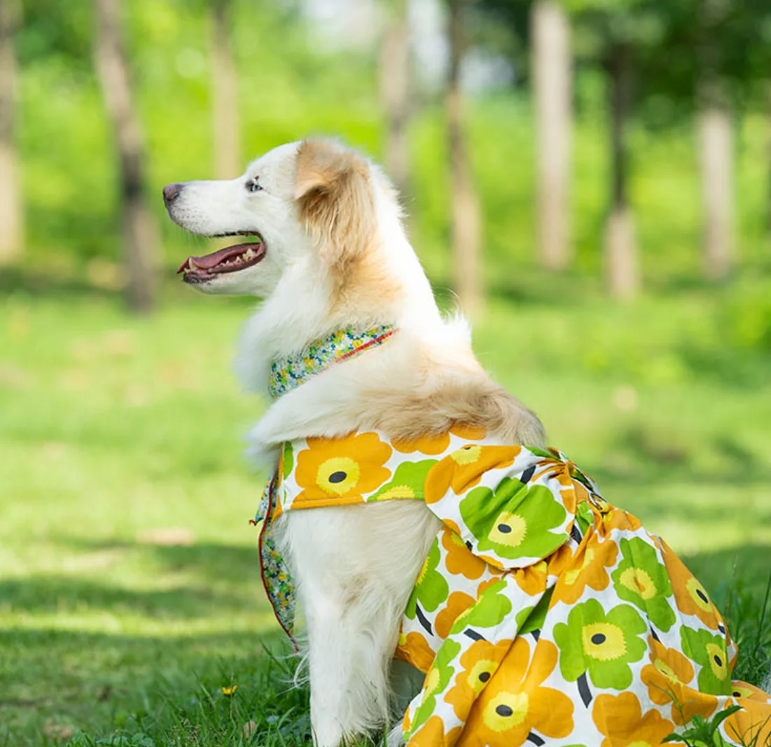 Cute Clothes Summer Flower Skirt For Cat & Dog - PeticaDeals