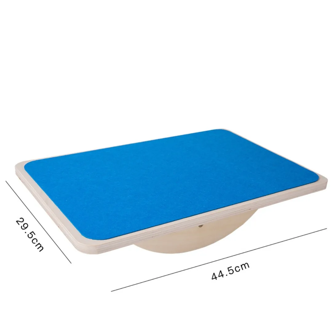 Balance Board Children's Balance Board Yoga Practice Bending Twisting Waist Board Educational Wooden Toy Fitness Exercise Workout Equipment
