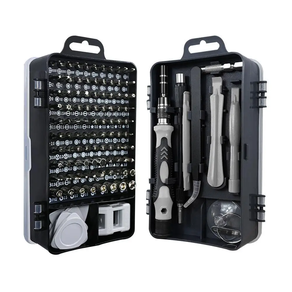 115 In 1 Precision Screwdriver Set Watch Mobile Phone Disassemble Repair Tool Box Multi-function Screw Driver Hand Tools Set