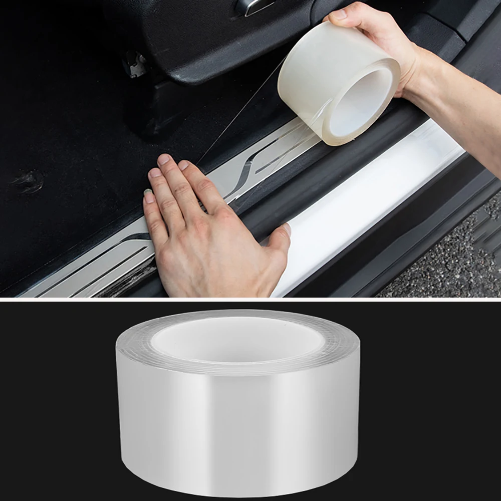 10 Protectores TPU Para Manija De Puerta De Coche - Transparentes, Autoadhesivos, Anti-Arañazos
