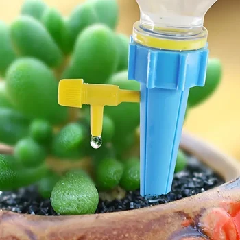 1Pc, Self Plant Watering Spikes Auto Drippers Irrigation Devices Vacation Automatic Plants Water System with Adjustable 1