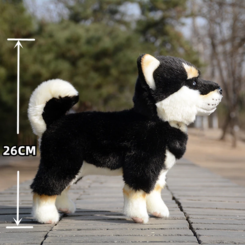 Japanese Akita Dog High Fidelity Anime Cute Plushie Shiba Inu Plush Toys Lifelike Animals Simulation Stuffed Doll Kawai Toy Gift 6