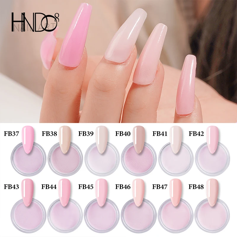 New Shiny Acrylic Powder Clear Pink White Carving Crystal Polymer 3D Nail  Art Crystal Powders Gel Tips Builder for Nails - AliExpress