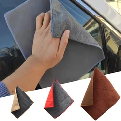 Chiffon de lavage de voiture universel, 30x30cm, serviette de nettoyage intérieur de vitres de voiture, chiffon de séchage doux, nettoyage à Absorption d'eau 