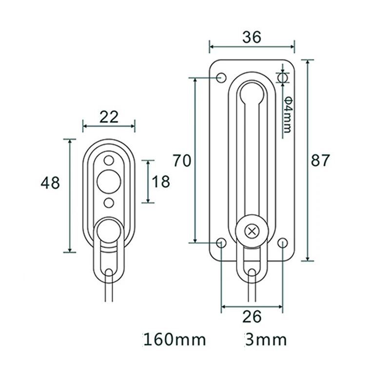 Door Latch AntiTheft Bolt Security Chain Hotel Office Sliding Door Lock Chrome Door Cabinet Latches