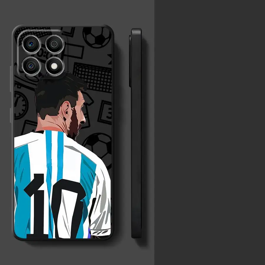 Sleek Black Soft Football Design Phone Cover Case