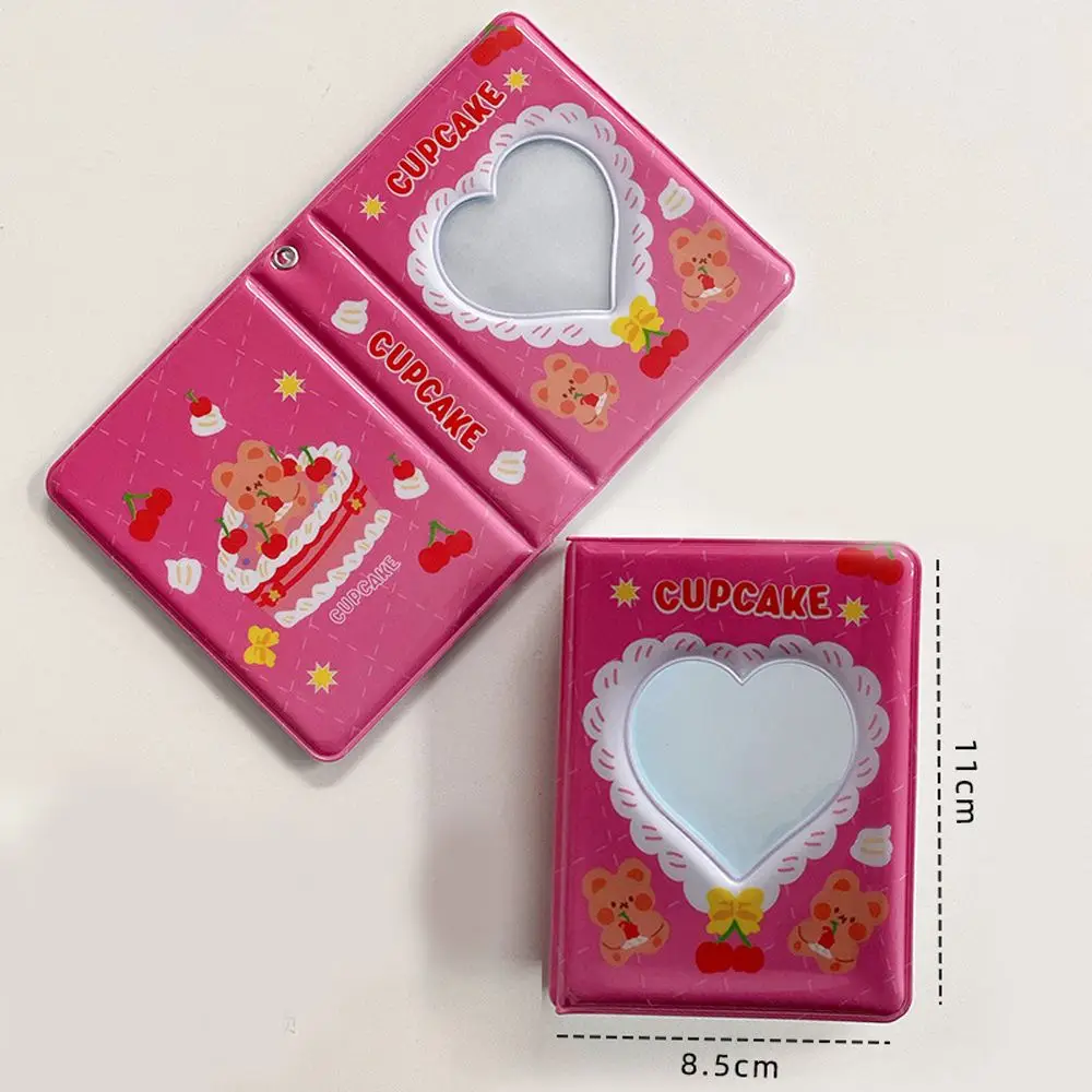 40 Pocket Photocard Holder Collect Case Postcard Storage Lace Heart Cutout Card Binder Photocard Album Photo Album Collect Book